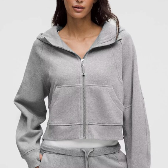 LULULEMON zip hoodie w/ribbed sides/under sleeve/excellent/non smoker/XL - Picture 1 of 9